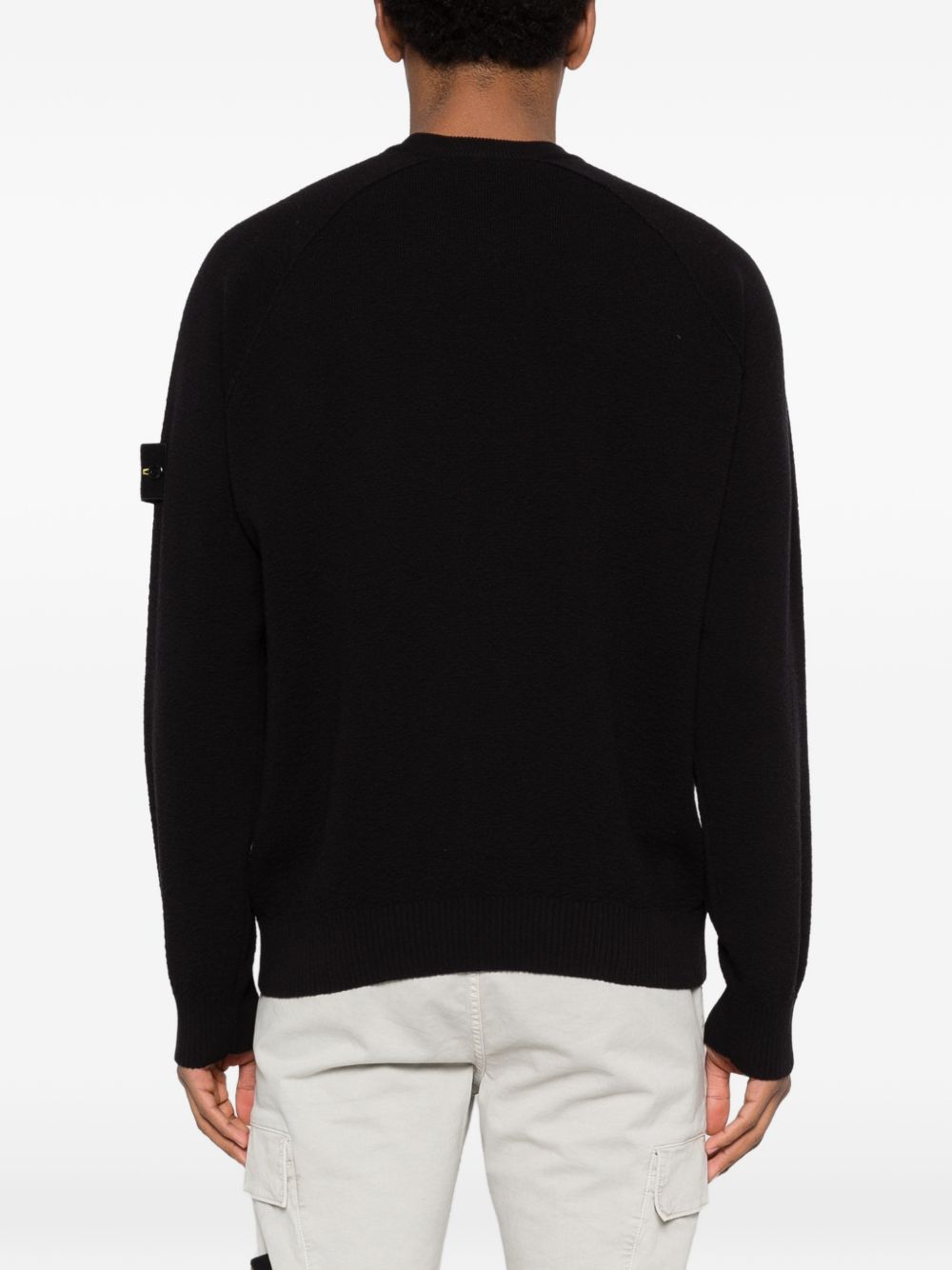 Stone Island Compass Crewneck Sweatshirt Blauw Topwear Stone Island