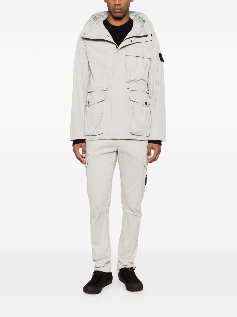 Stone Island Compass Crewneck Sweatshirt Blauw Topwear Stone Island