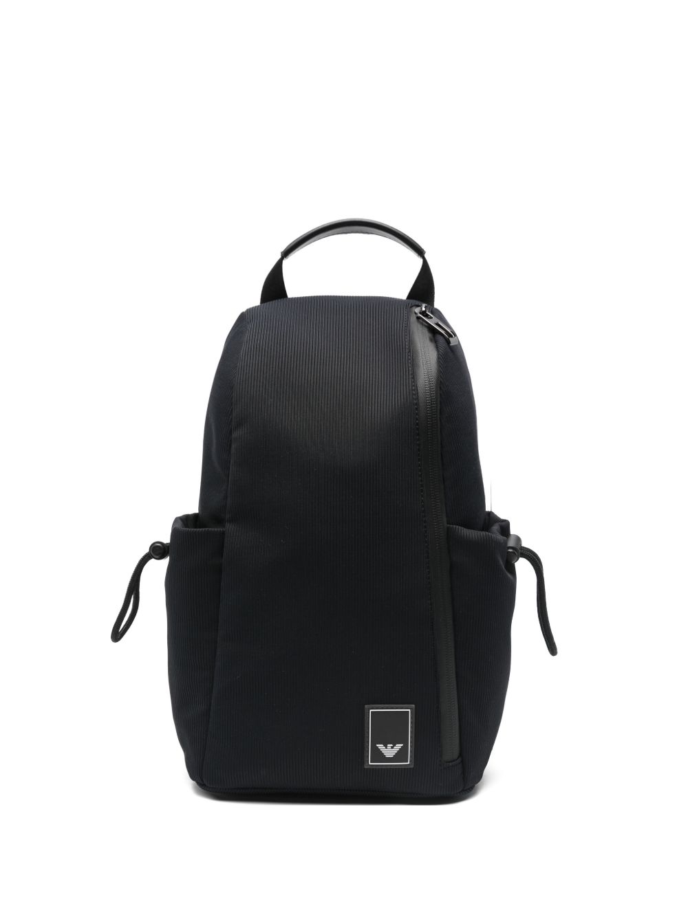 Emporio Armani Nylon Bodybag with Zip Closure and Side Pockets