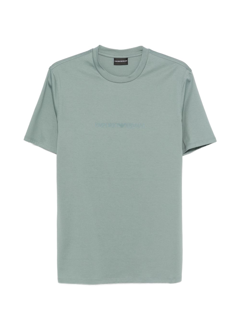 Emporio Armani Logo T-shirt zeegroen - productfoto vooraanzicht