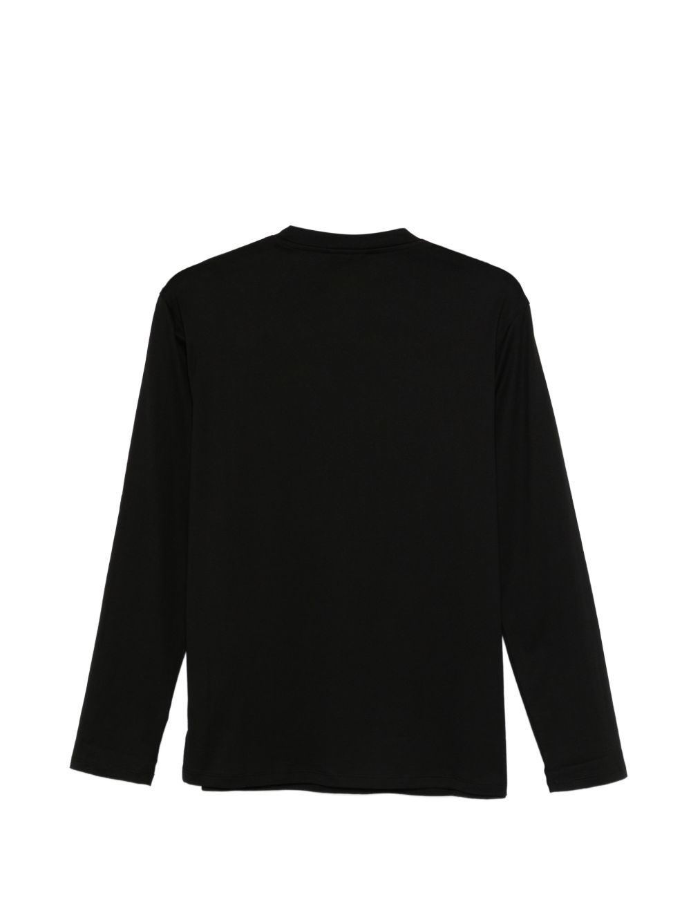 Emporio Armani Eagle Logo T-shirt Lange Mouw Zwart Topwear Emporio Armani