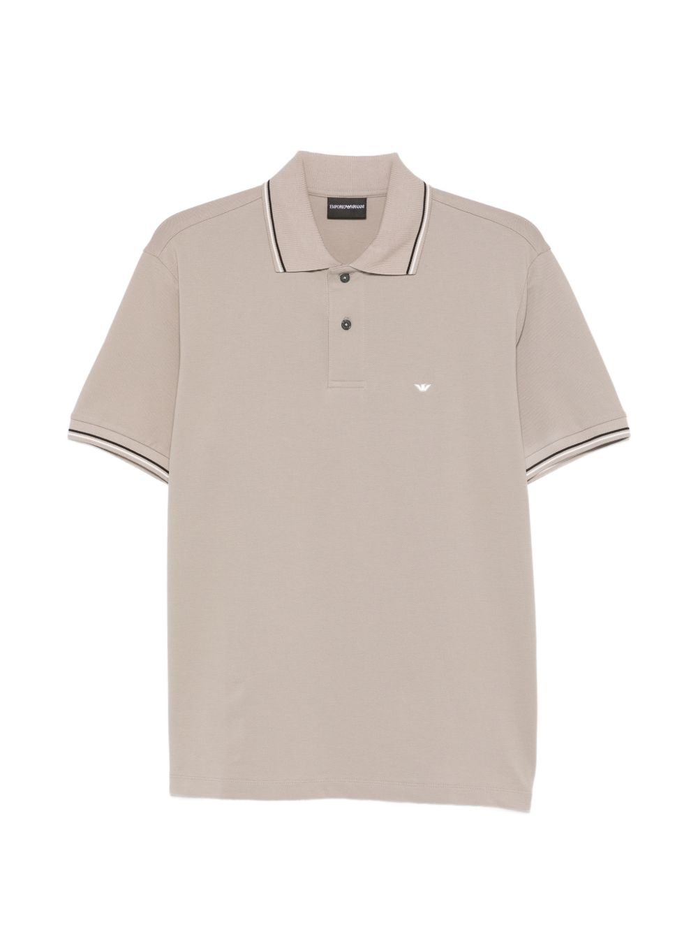 Emporio Armani Logo Series Contrastbies Polo Zand Topwear Emporio Armani