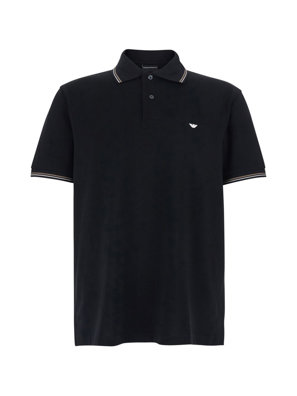 Emporio Armani Essential Polo Shirt Zwart Topwear Emporio Armani
