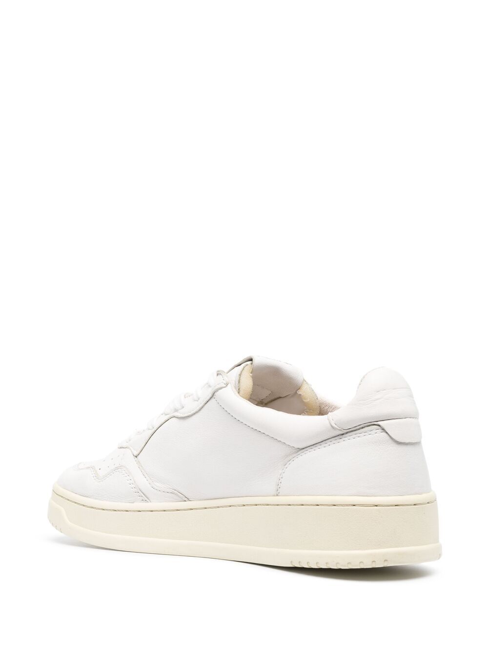 Autry MEDALIST LOW SNEAKERS IN WHITE LEATHER Sneakers Autry