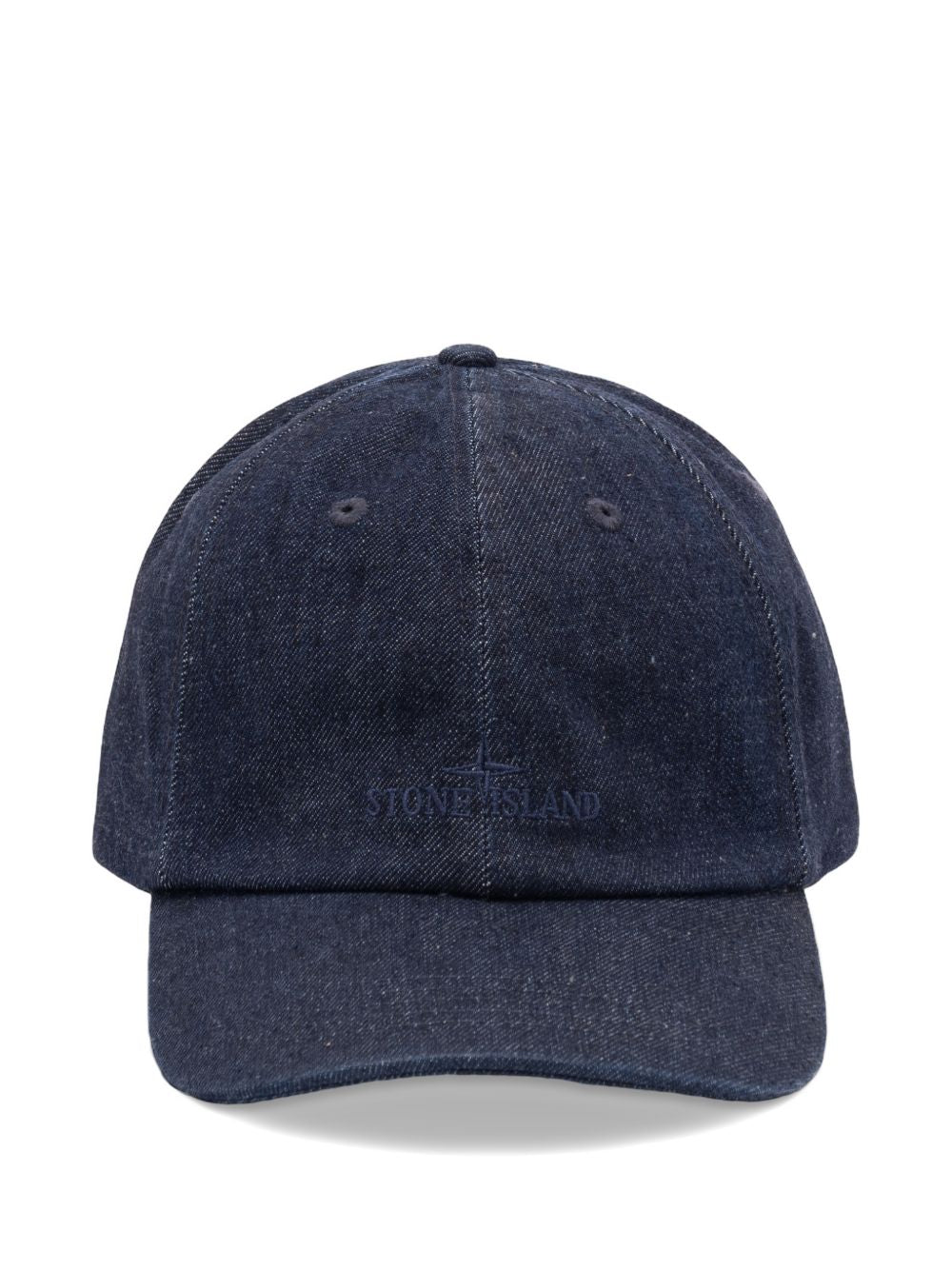 Stone Island 9100001 Indigo Denim-Rinsed Baseball Pet in Blauw Scarves Hats & Gloves Stone Island