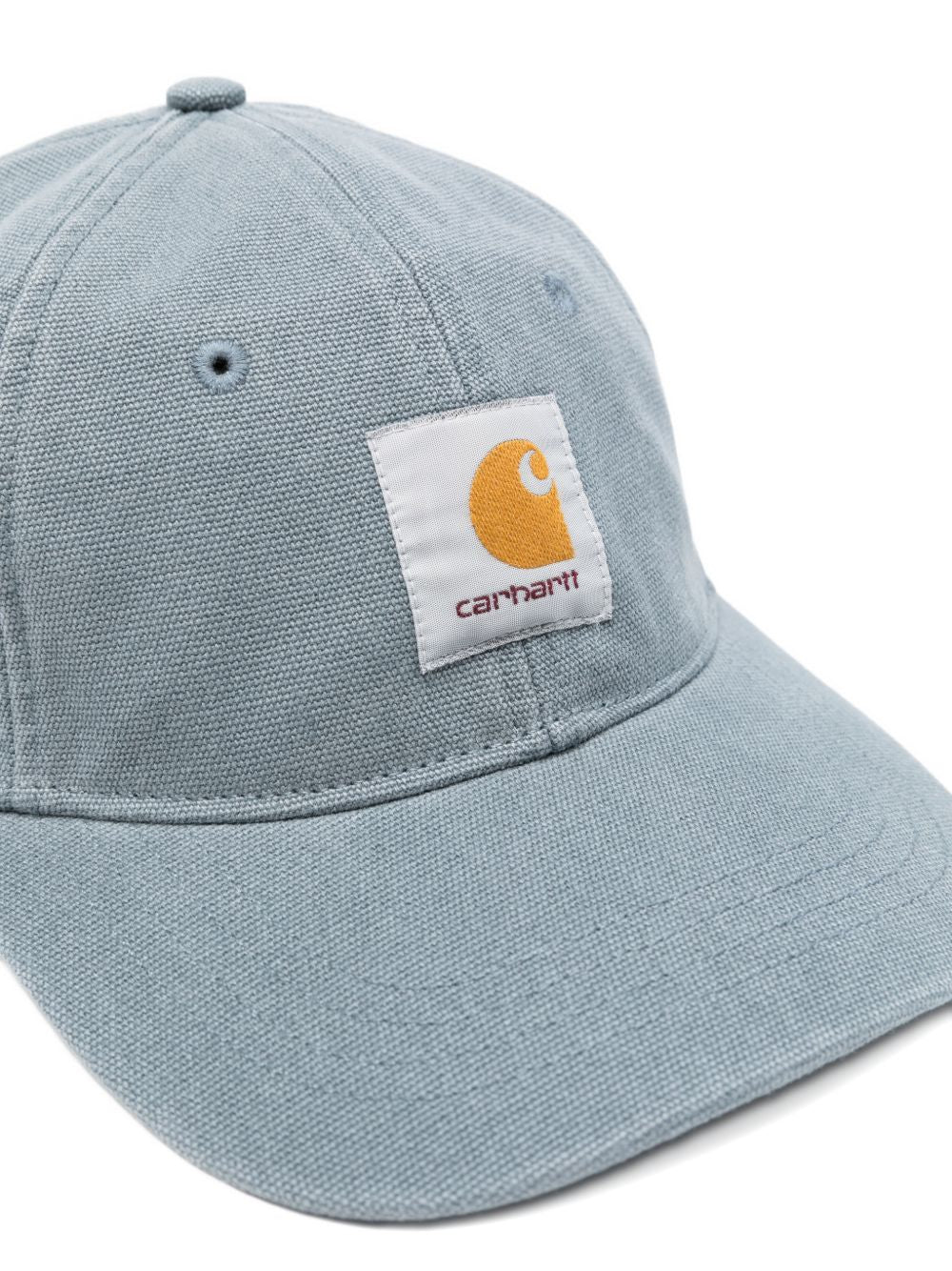 Carhartt WIP Canvas Cap Blue Logo Patch