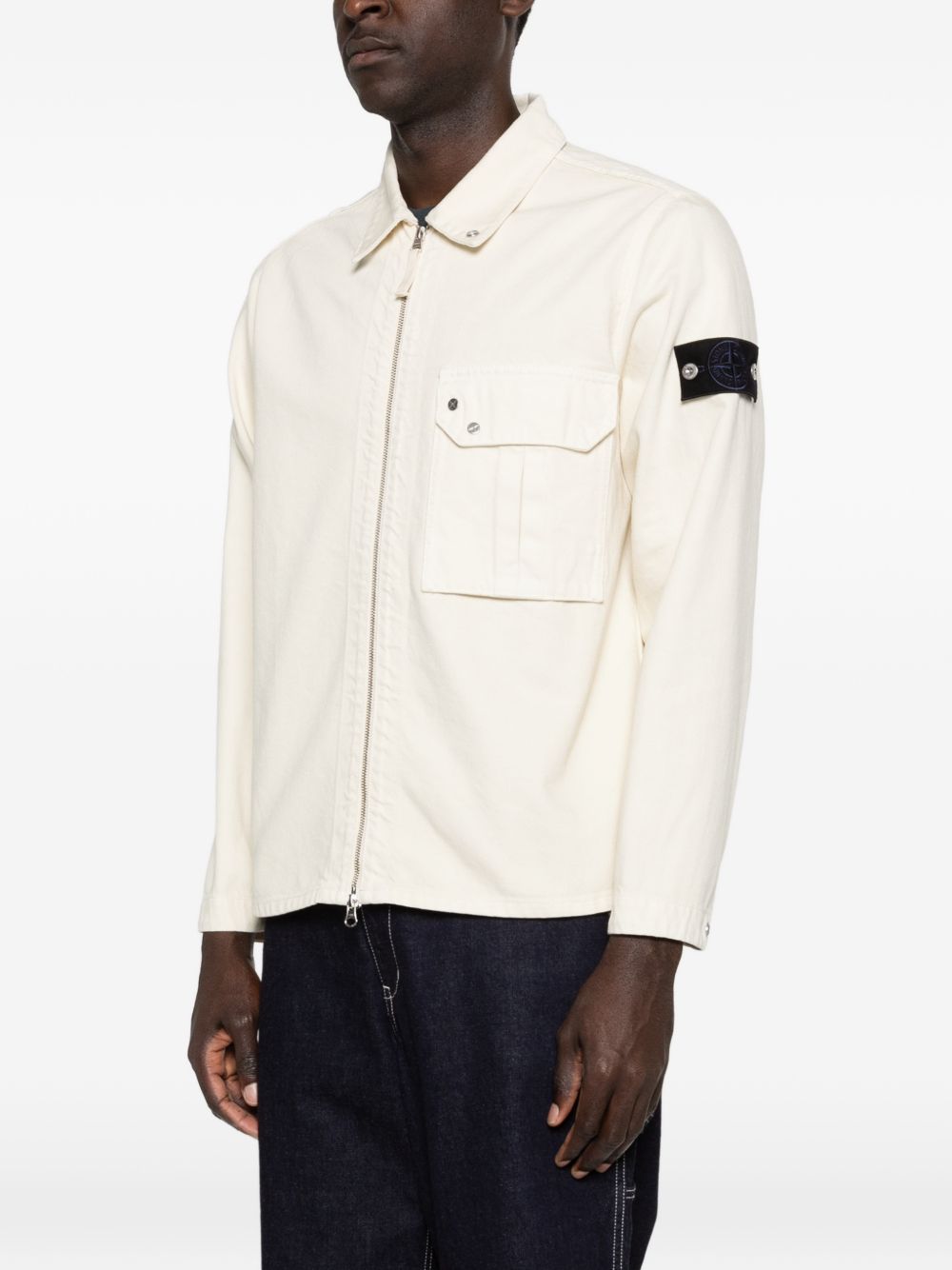 Stone Island Coats Ivory-3