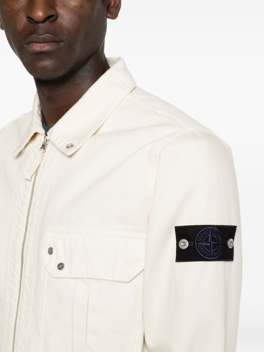 Stone Island Coats Ivory-4