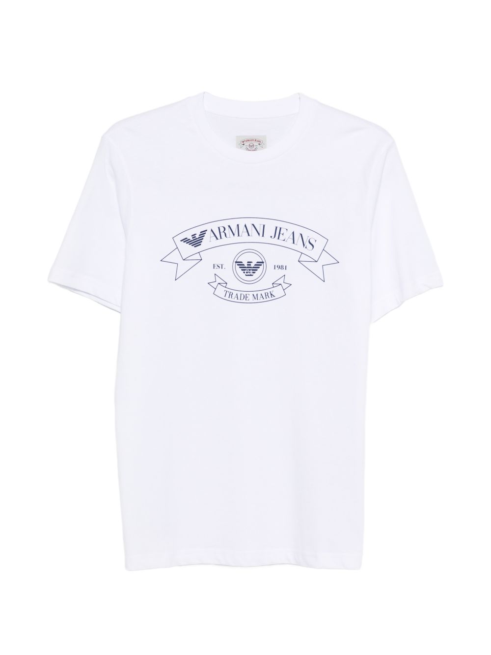 Emporio Armani Armani Jeans Logo T-shirt Wit T-shirts Emporio Armani
