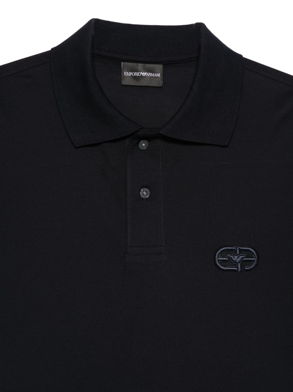 Emporio Armani polo donkerblauw, achteraanzicht