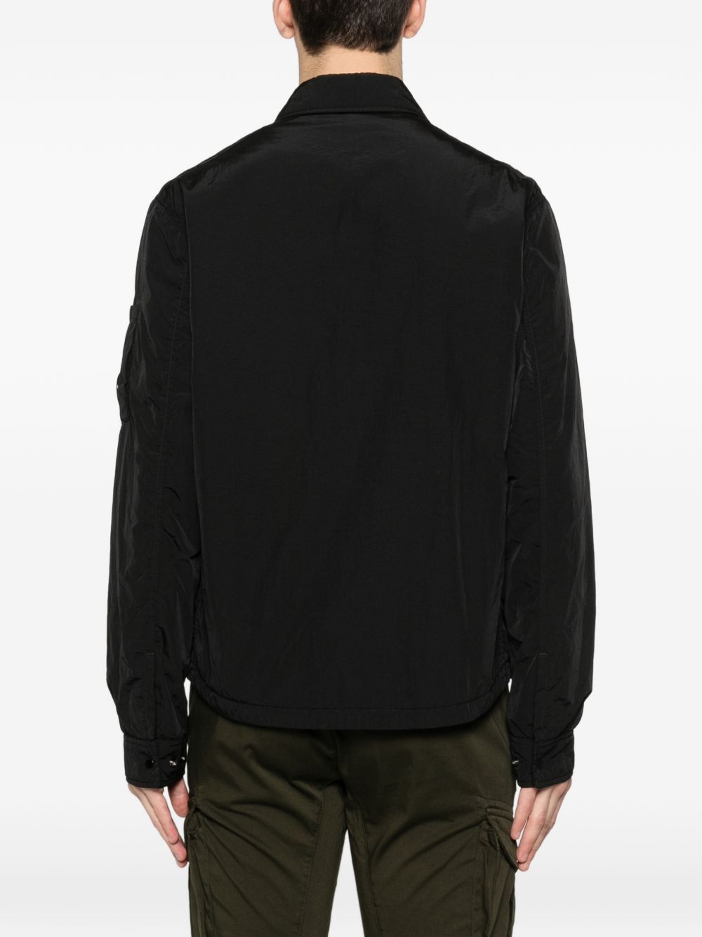 C.P. Company Chrome-R Padded Lens Overshirt Zwart-thumbmail-2