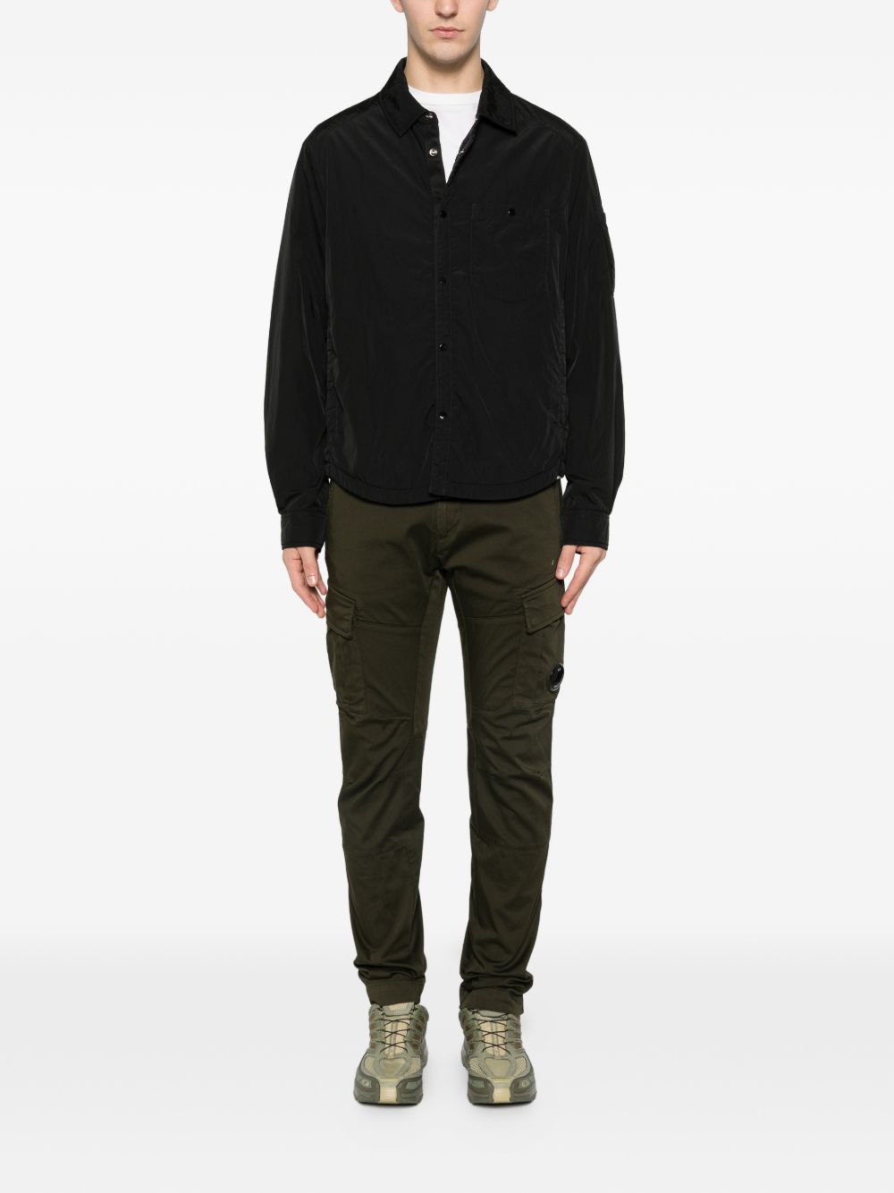 C.P. Company Chrome-R Padded Lens Overshirt Zwart-thumbmail-4