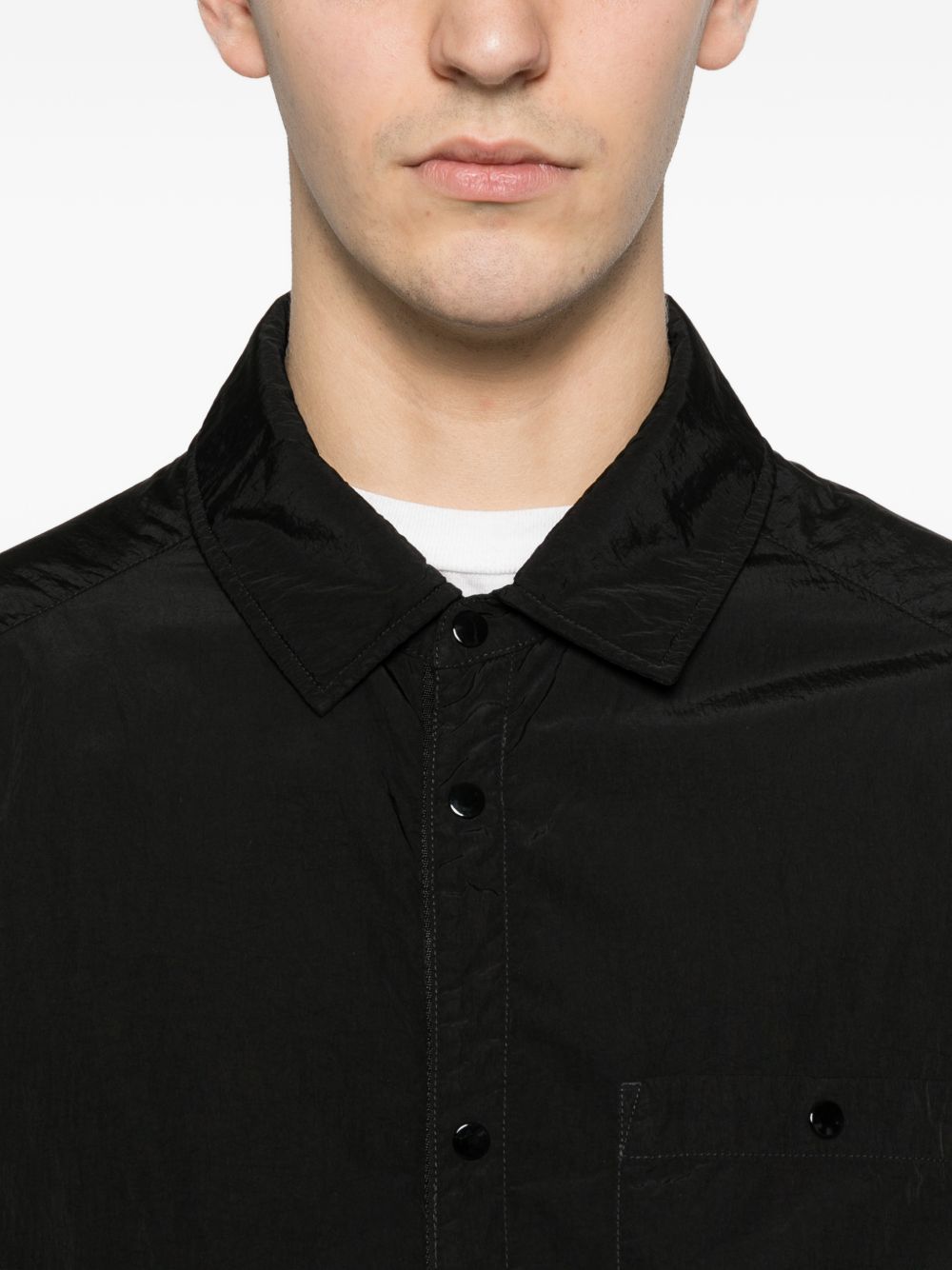 C.P. Company Chrome-R Padded Lens Overshirt Zwart-thumbmail-5