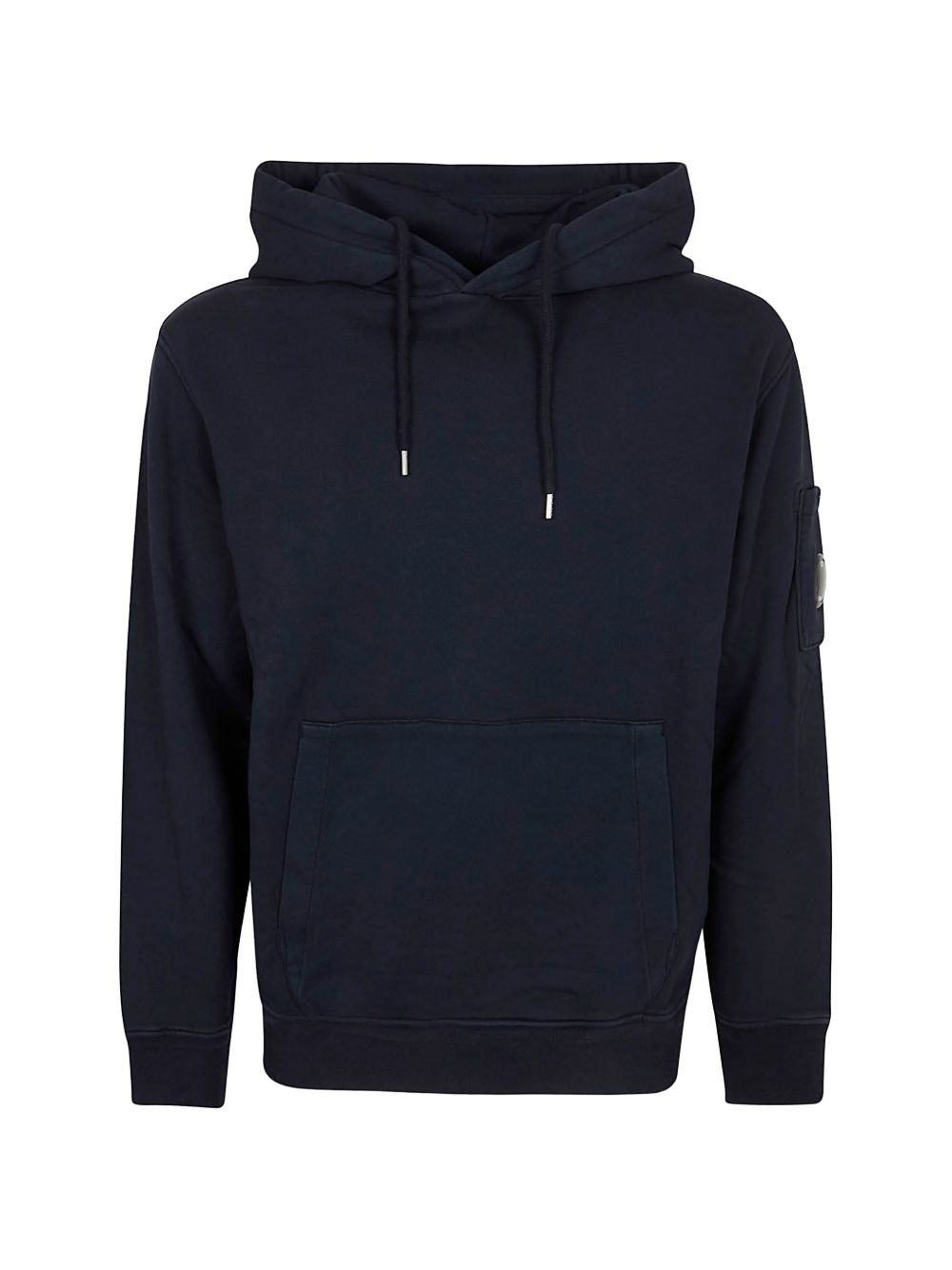 C.P. Company Lens Fleece Hoodie Blauw Topwear C.P. Company