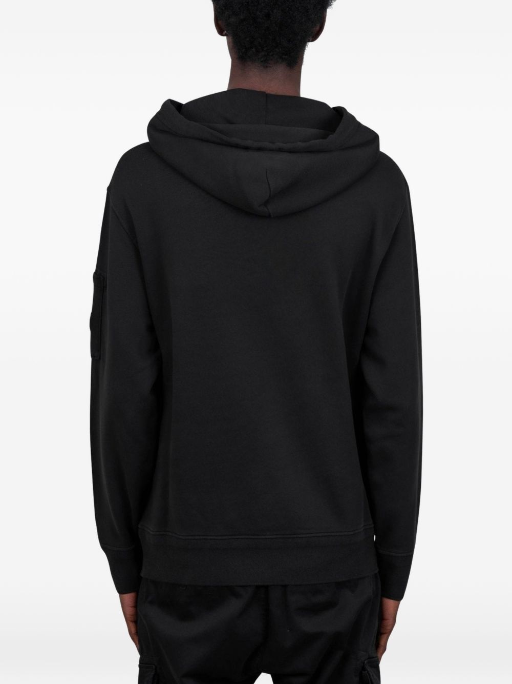 C.P. Company Lens Hoodie Black Topwear C.P. Company