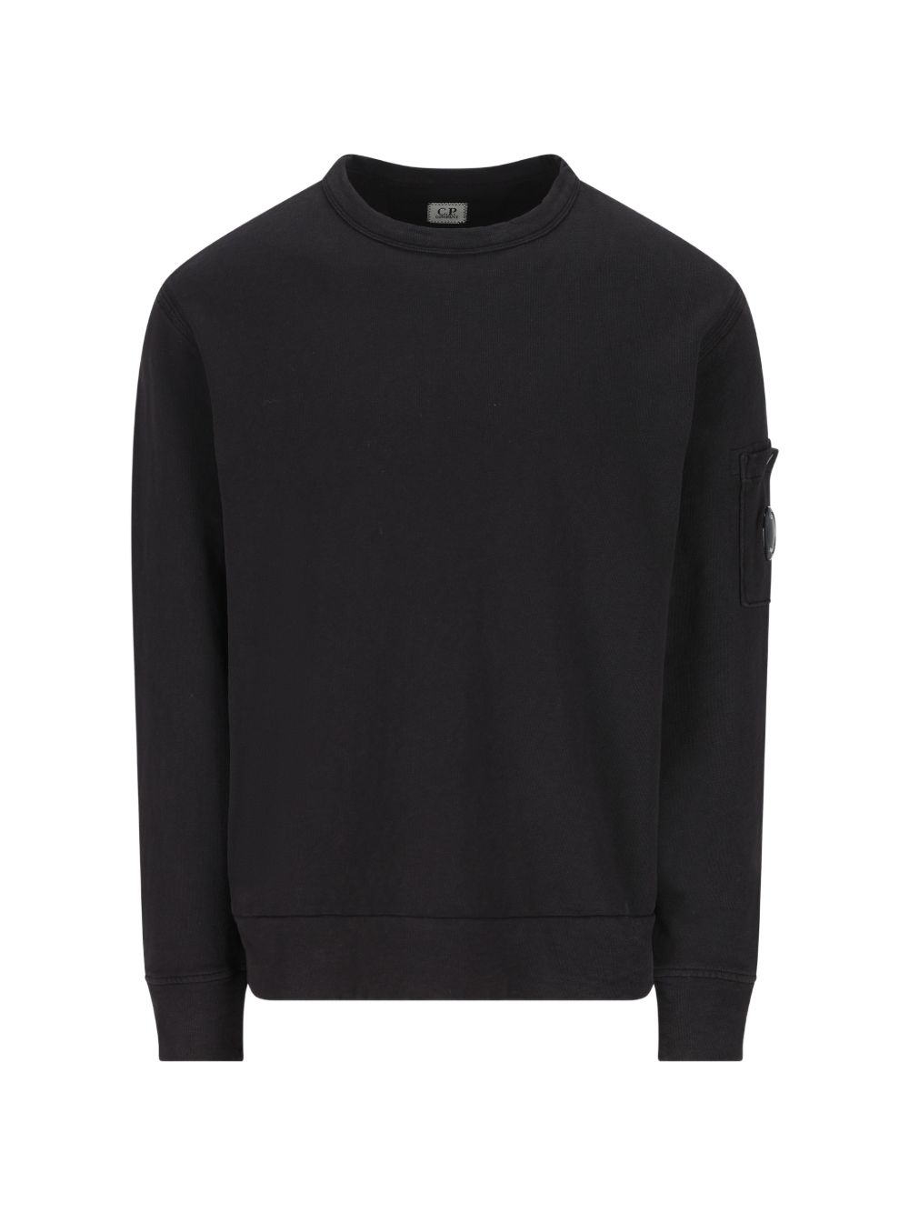 C.P. Company Cotton Sweatshirt Black Lens Detail