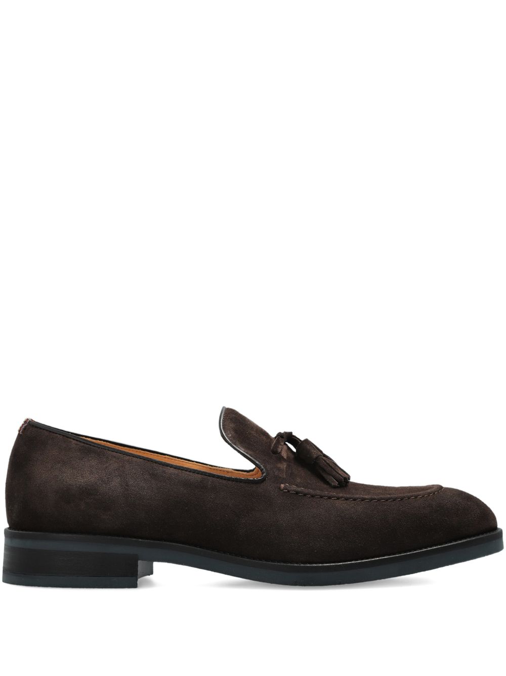 Paul Smith Lawrence Gequaste Suede Loafers in Donkerbruin Moccasins Paul Smith