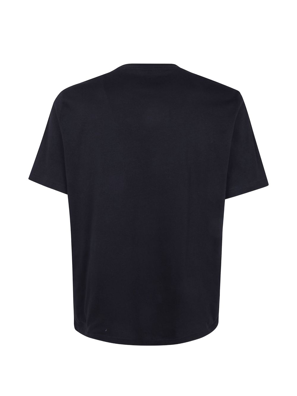 Achteraanzicht van het zwarte PS Paul Smith T-shirt zonder print