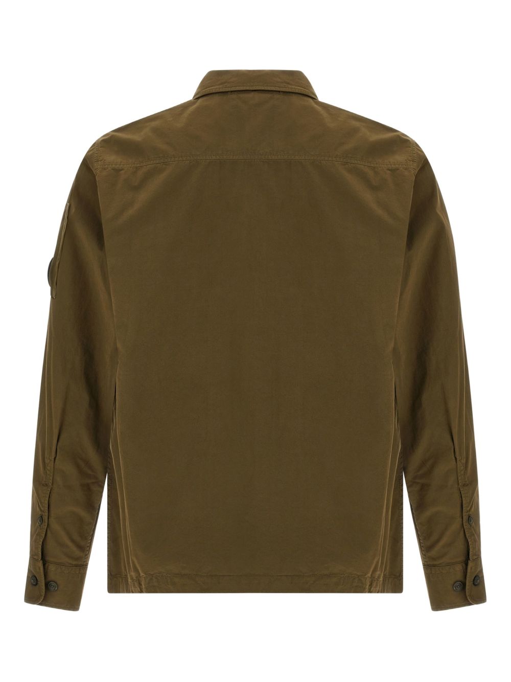 C.P. Company overshirt, detail van de borstzak met drukknoopklep