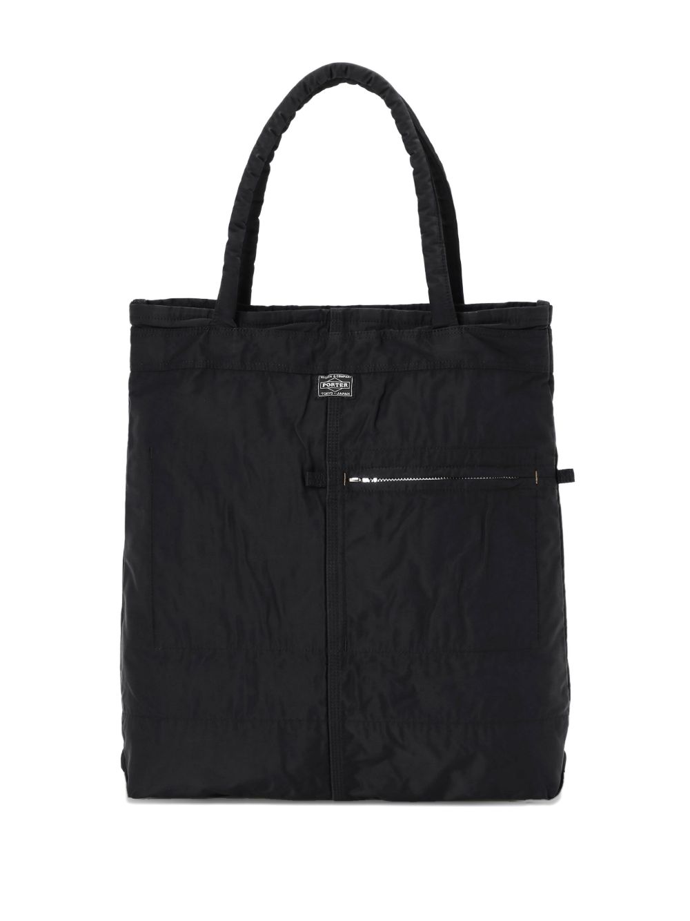 Porter Mile Quilted Tote Bag Black