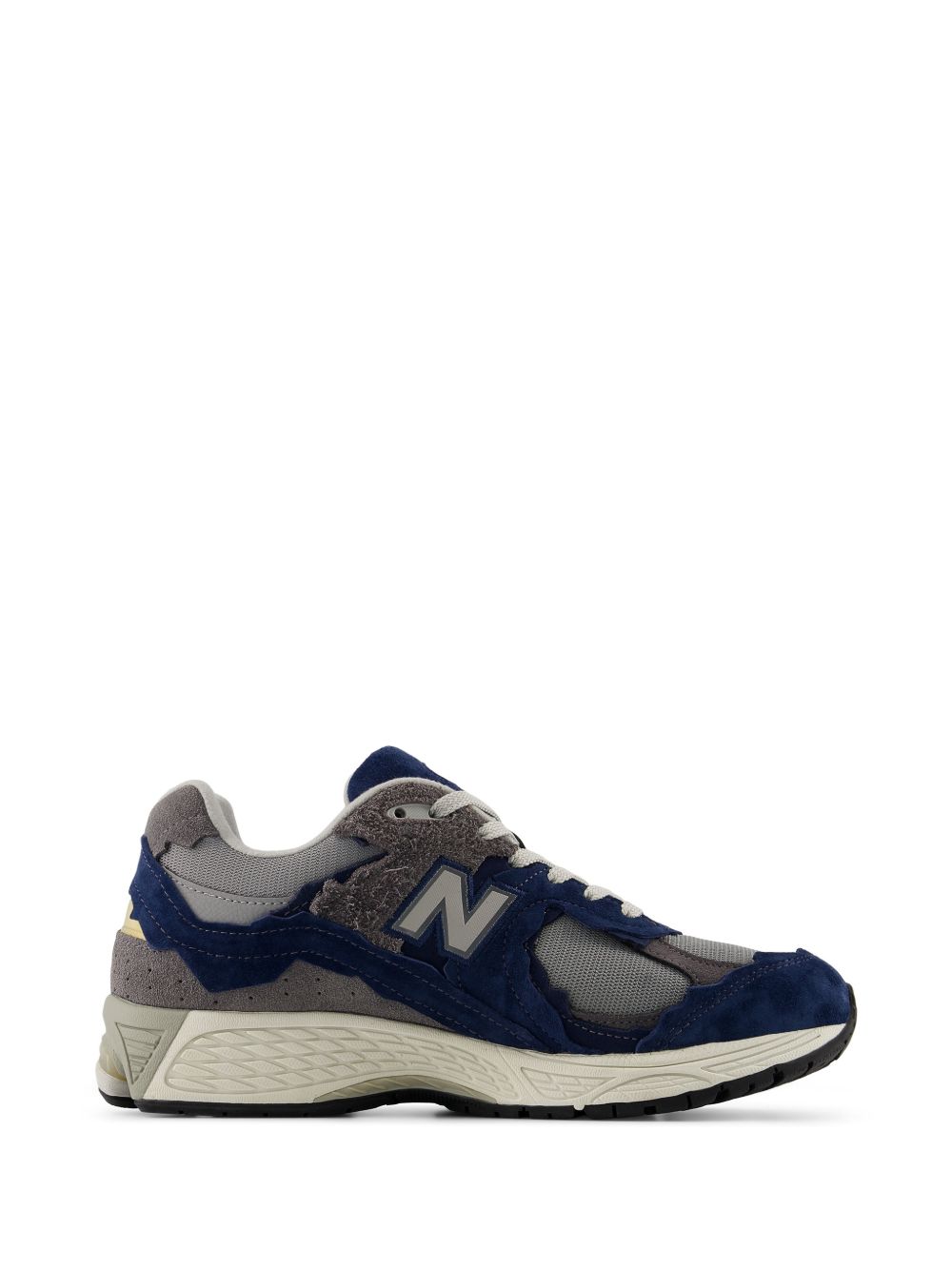 New Balance M2002D sneakers Navy Raincloud, achteraanzicht