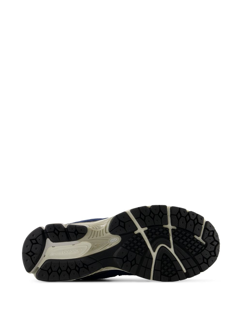 New Balance M2002D sneakers Navy Raincloud, onderaanzicht met zool