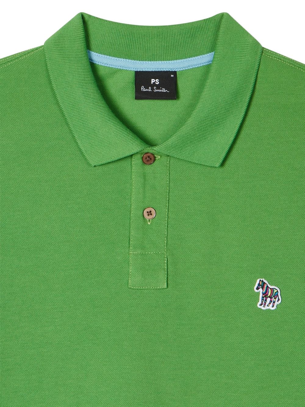 Paul Smith Slim-Fit Zebra Logo Polo Groen Topwear Paul Smith
