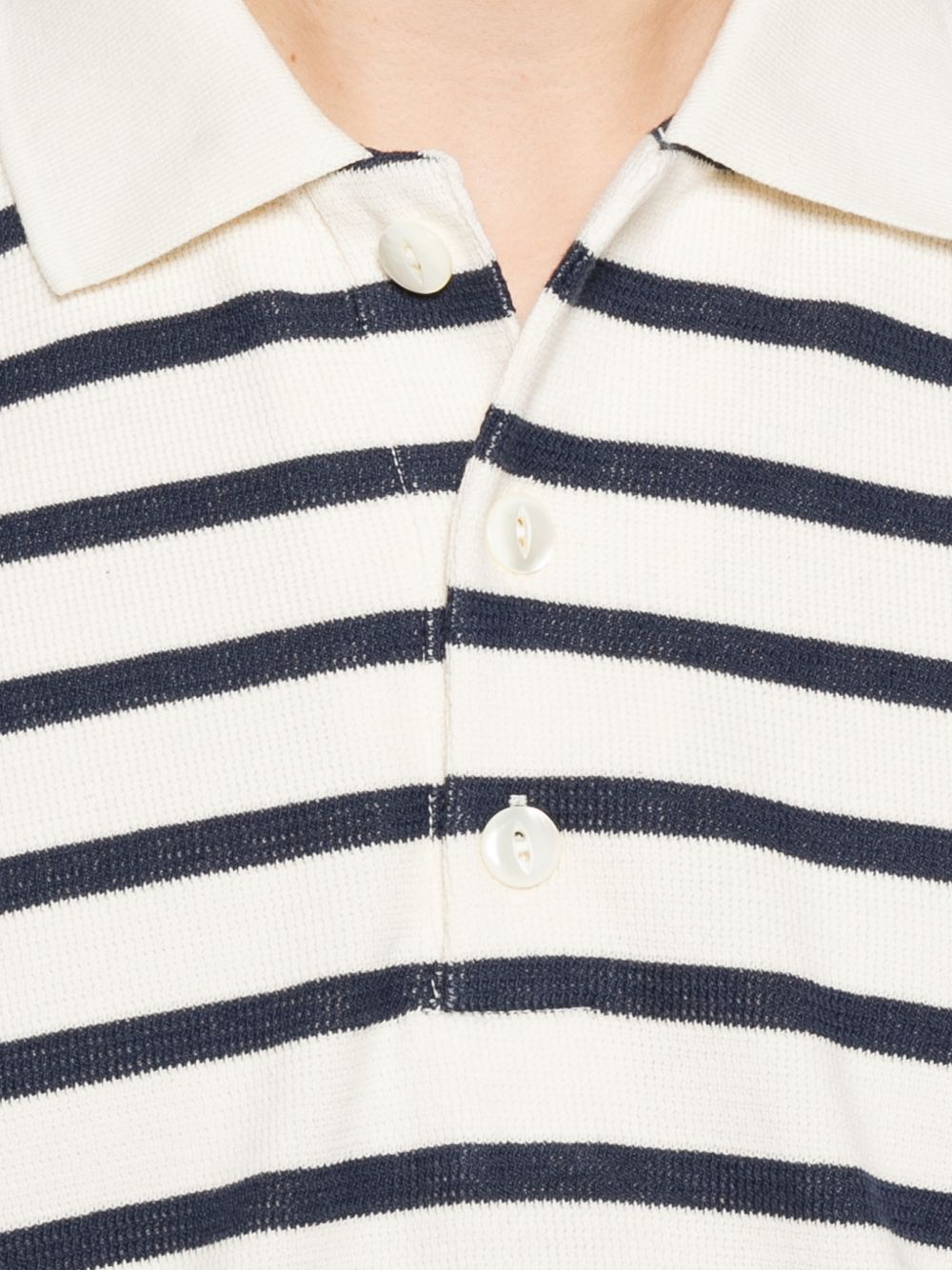 Junya Watanabe Striped cotton polo shirt Topwear Junya Watanabe