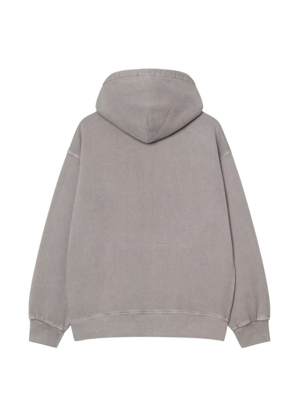 Achterkant van de garment-dyed Carhartt WIP Hooded Nelson hoodie