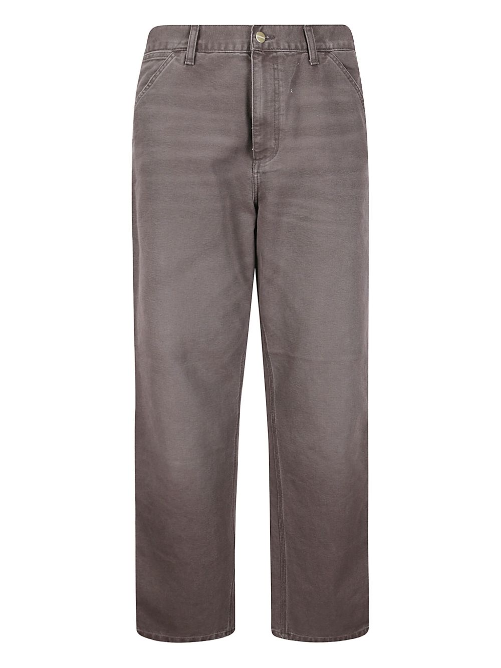 Carhartt WIP Single Knee Werkbroek Dearborn Canvas Grijs