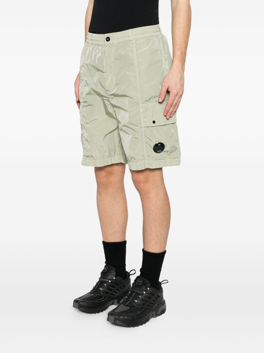 C.P. Company Stretch Sateen Cargo Shorts Ivy Green Short trousers C.P. Company