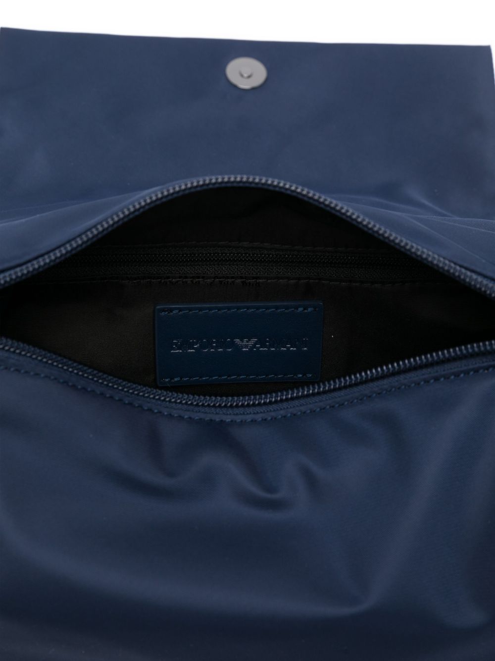 Emporio Armani Exclusive Opvouwbare Nylon Crossbody Tas Zwart Shoulder EMPORIO ARMANI EXCLUSIVE