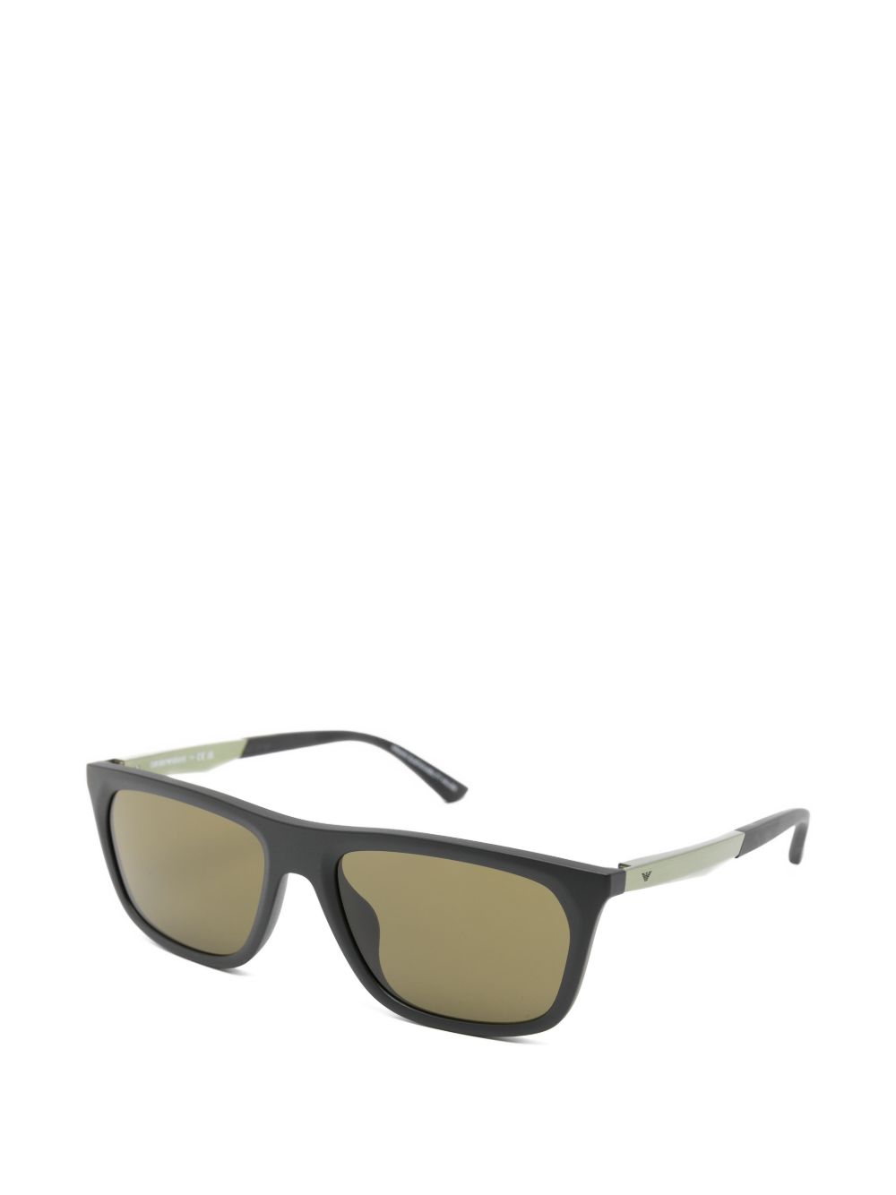 Emporio Armani EA4272U Zonnebril Mat Zwart Donkergroene Glazen Sunglasses Emporio Armani