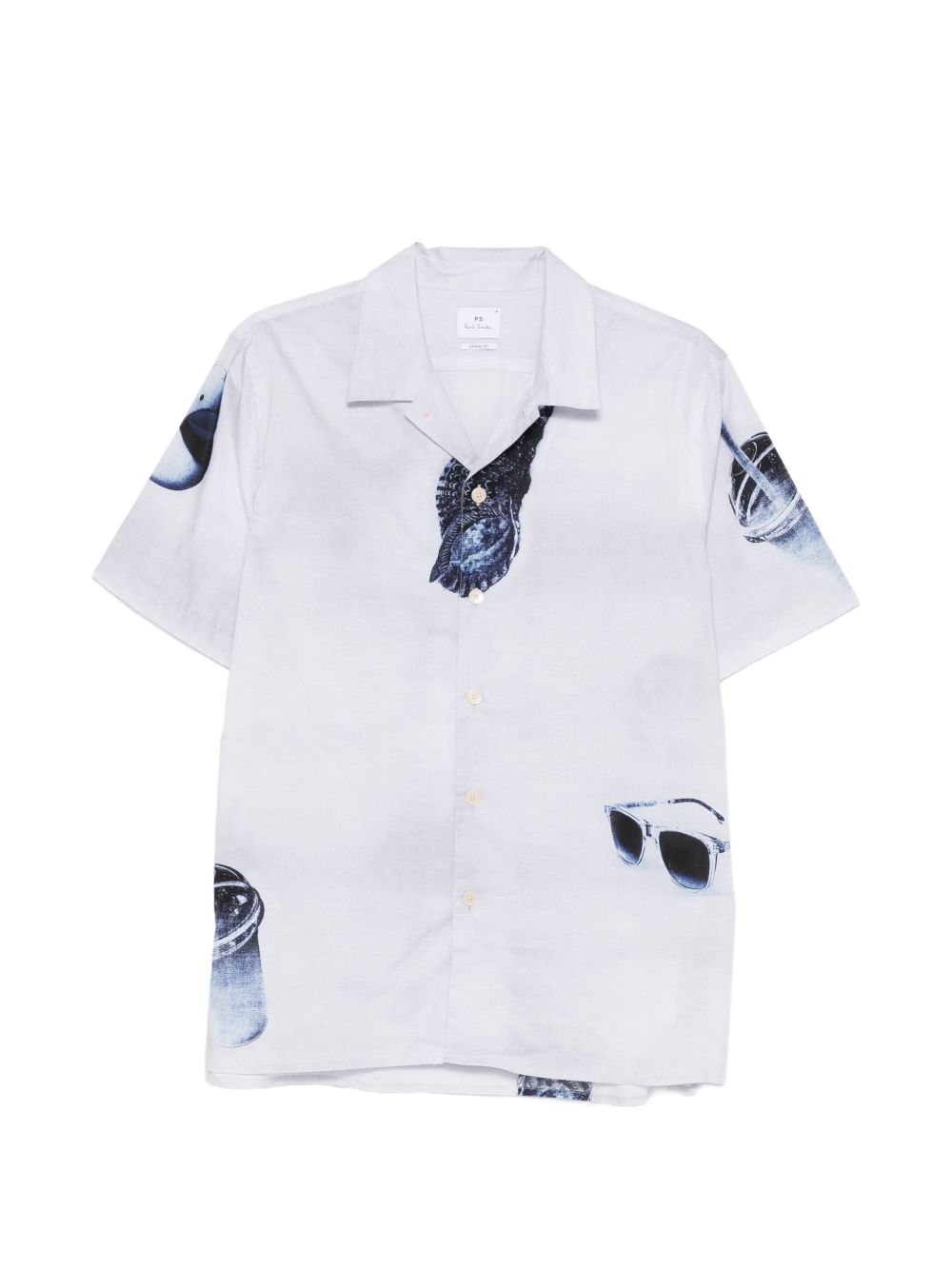 Paul Smith Sunbleached Snaps cotton shirt Shirts Paul Smith