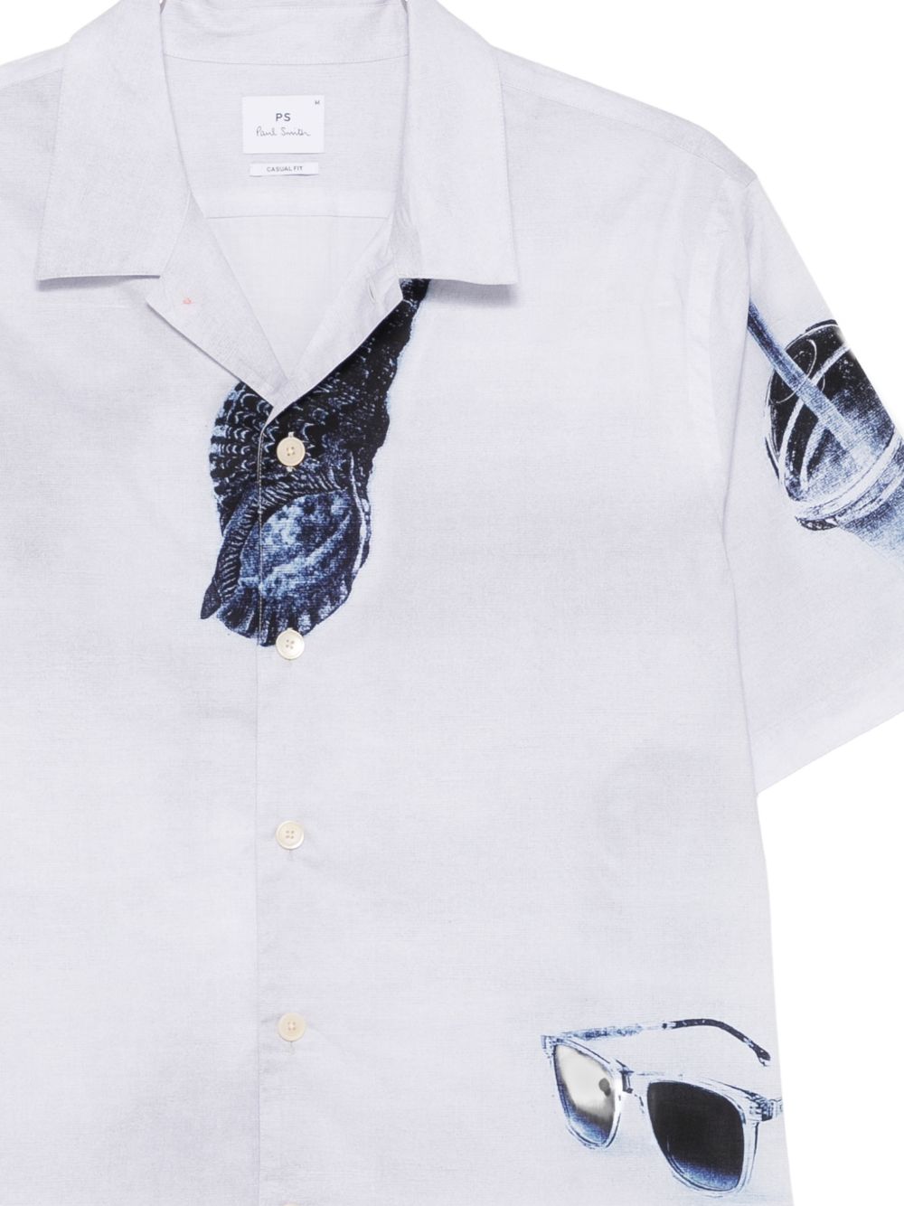 Paul Smith Sunbleached Snaps cotton shirt Shirts Paul Smith