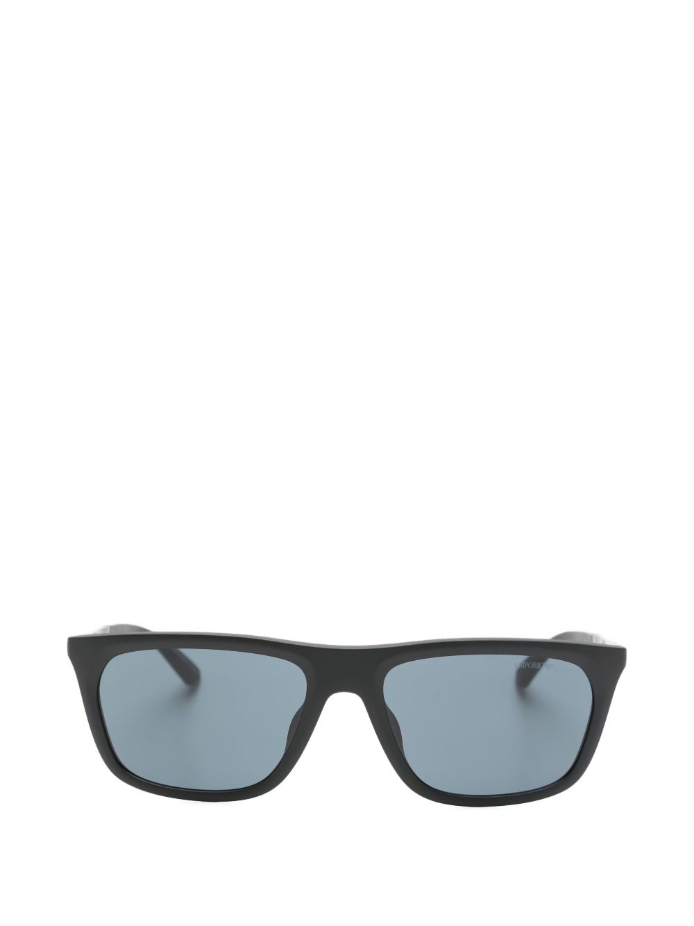 Emporio Armani EA4272U Zonnebril Mat Zwart met Blauwe Lenzen
