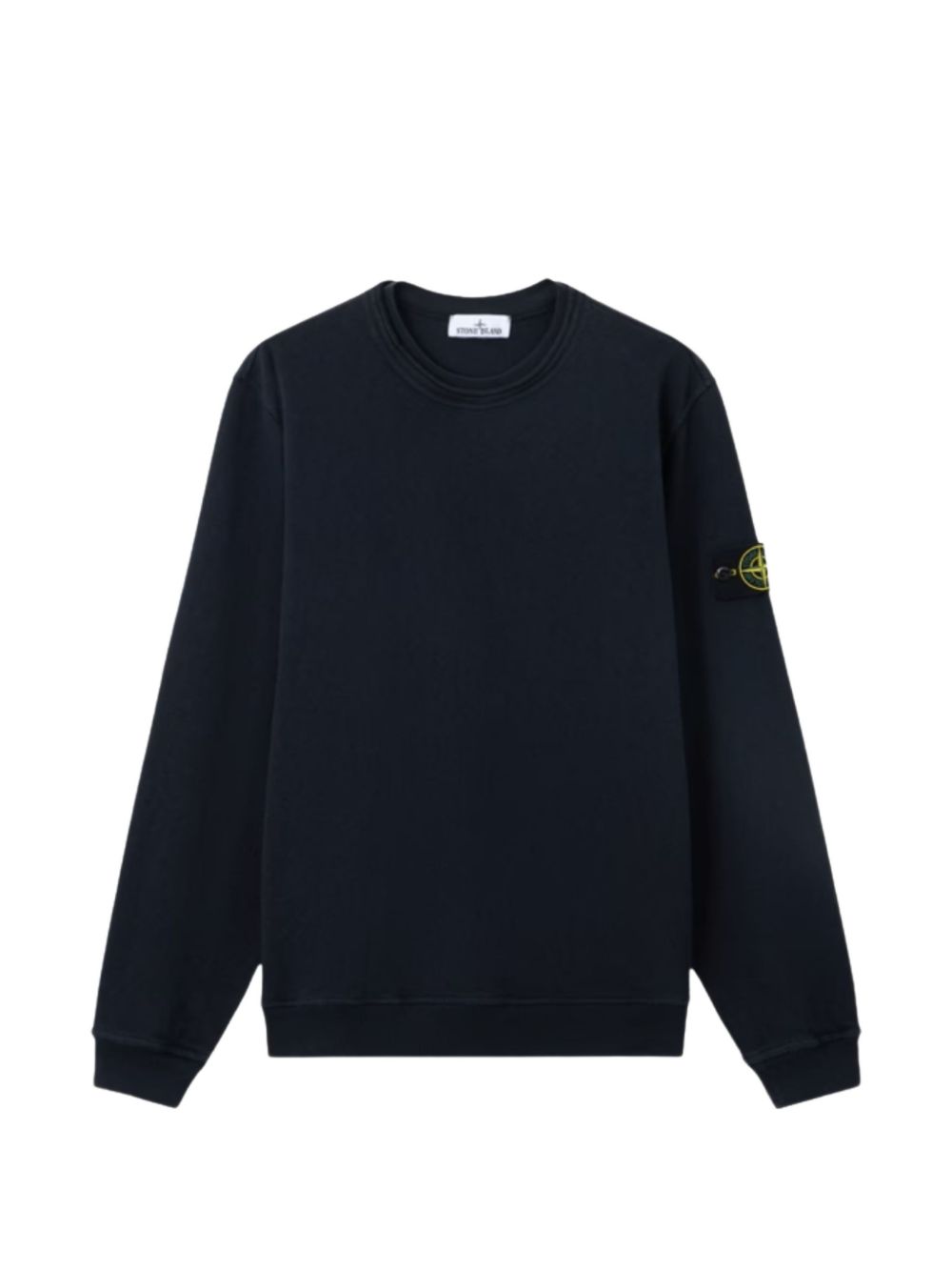 Stone Island 6100060 Organic Cotton Fleece Sweatshirt Navy