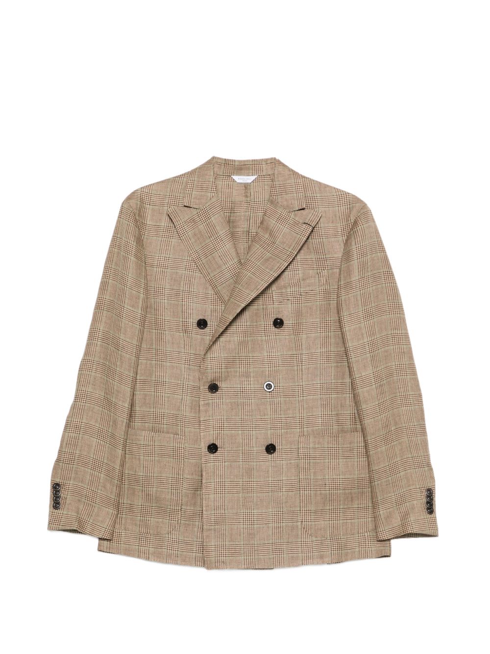 Boglioli Linen double-breasted jacket Jackets Boglioli
