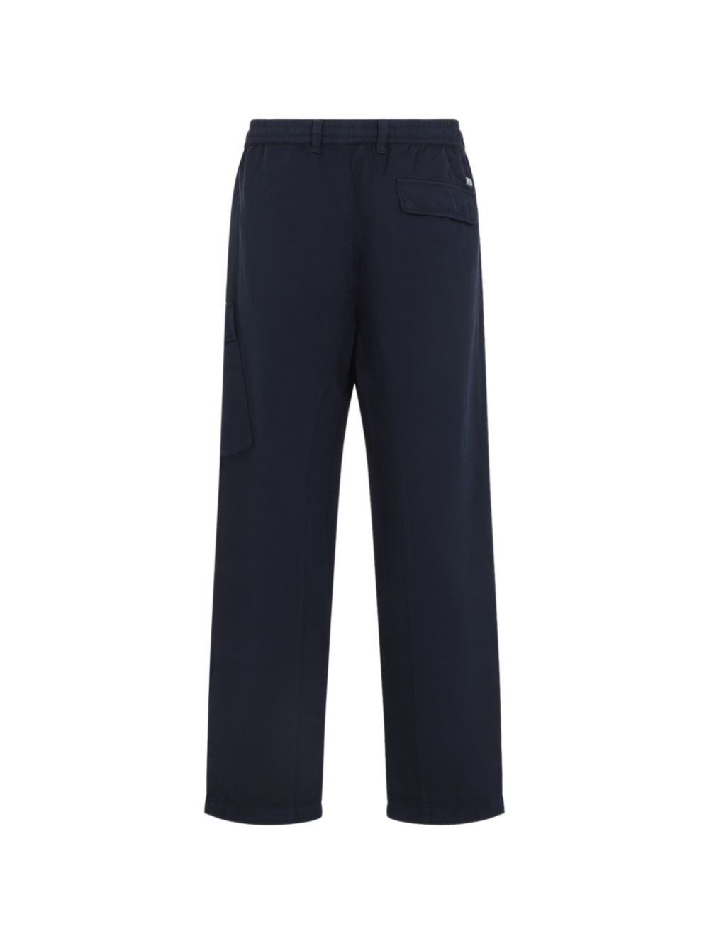 C.P. Company Katoen-Linnen Cargobroek met Lens-Detail Donkerblauw Trousers C.P. Company