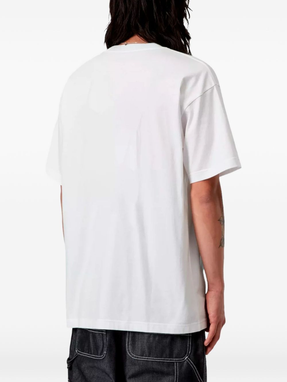 Carhartt WIP S/S Barbwire C T-Shirt Wit-thumbmail-4