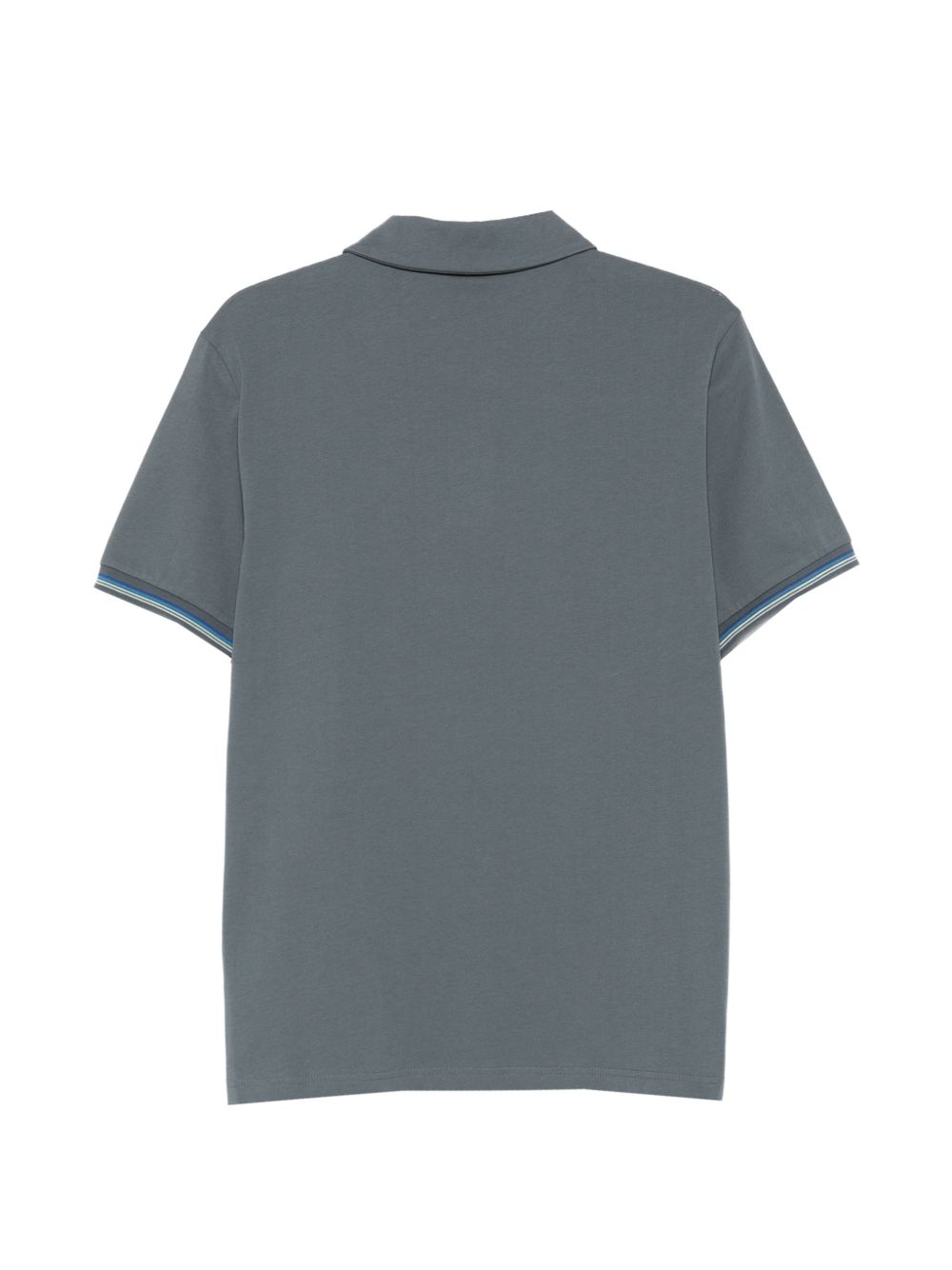 Paul Smith Artist Stripe Placket Poloshirt Grijs Topwear Paul Smith