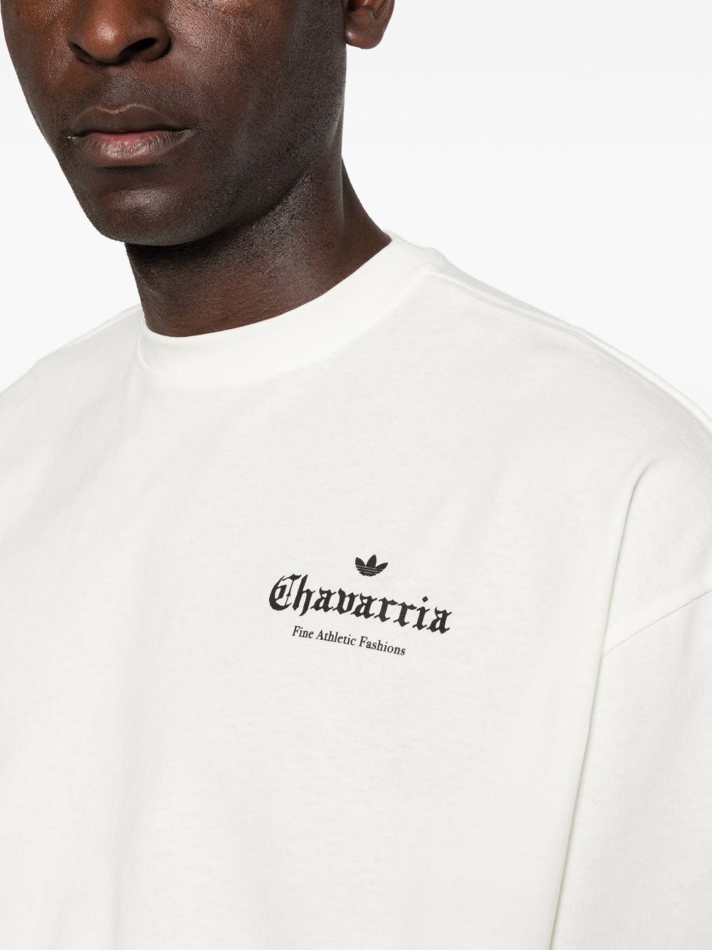 Adidas Originals x Willy Chavarria Logo S/S Tee White-thumbmail-3