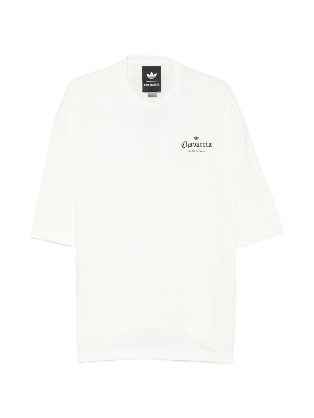 Adidas Originals x Willy Chavarria Graphic Tee Gebroken Wit Topwear ADIDAS BY WILLY CHAVARRIA