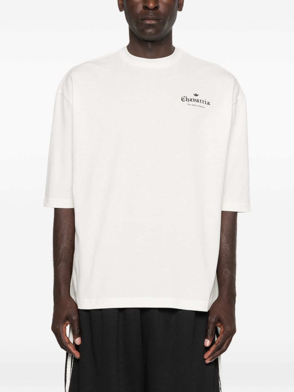 Adidas Originals x Willy Chavarria Logo S/S Tee White-thumbmail-4