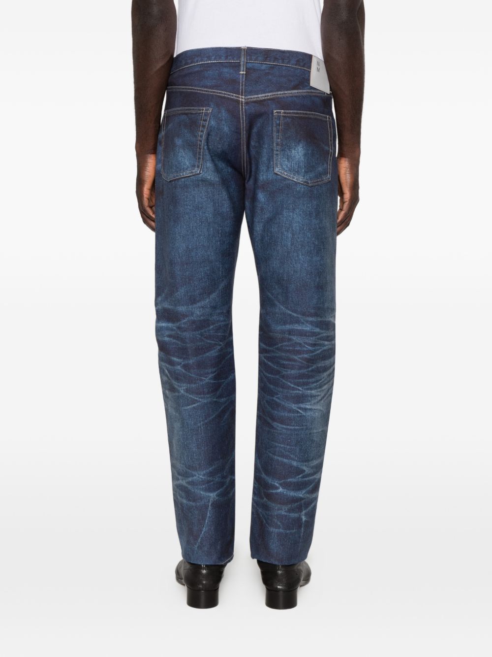 Junya Watanabe MAN x New Manual Trompe-l'Oeil Jeans Indigo-thumbmail-4