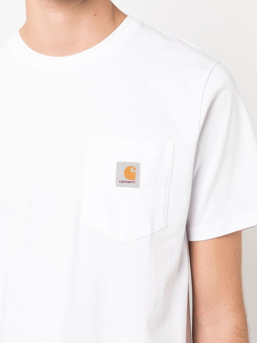 Carhartt WIP Pocket T-shirt wit achteraanzicht