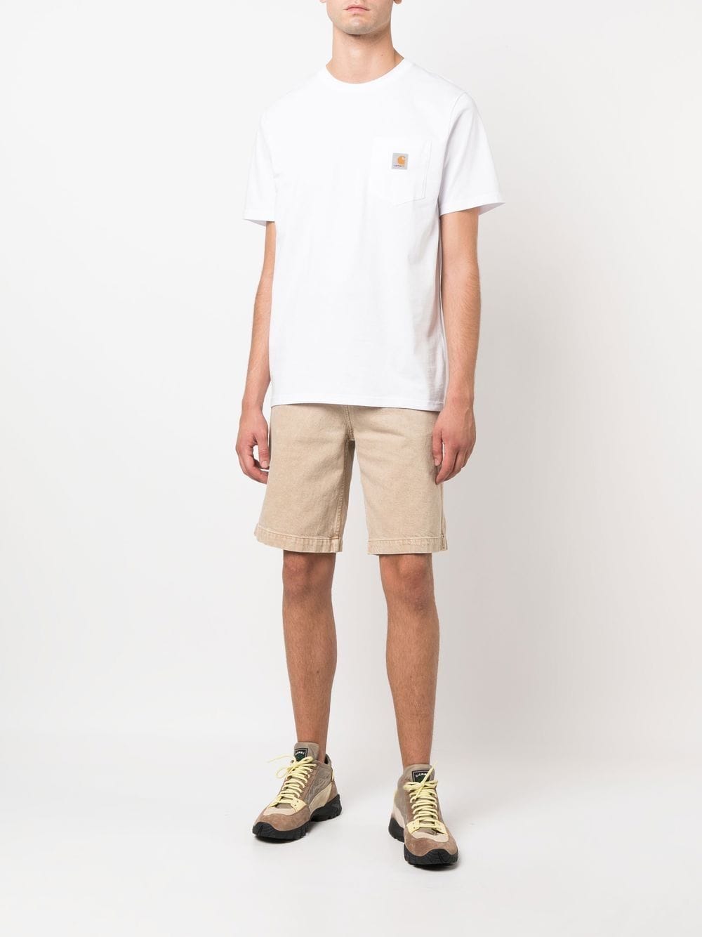 Carhartt WIP Pocket T-shirt wit detail mouw