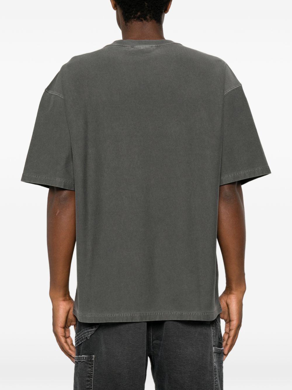 Zwart Carhartt WIP T-shirt met ronde hals en korte mouwen