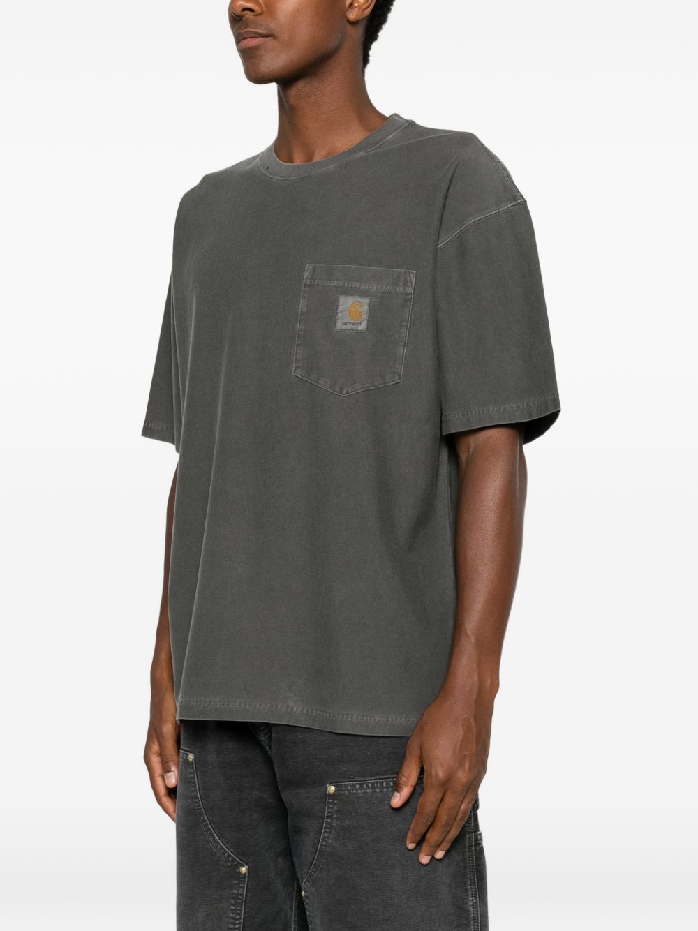 Katoen met washed finish van het Carhartt WIP T-shirt