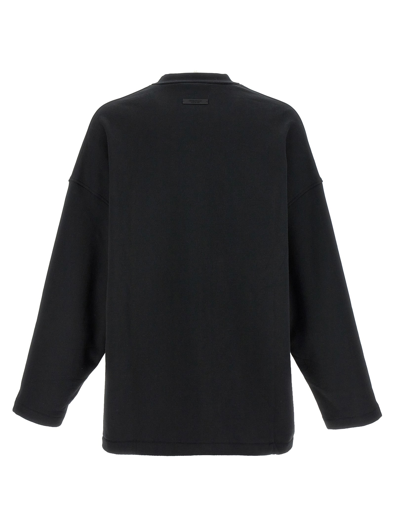 Fear of God Essentials Heavy Fleece Hockey Jersey Black Topwear Fear Of God Essential